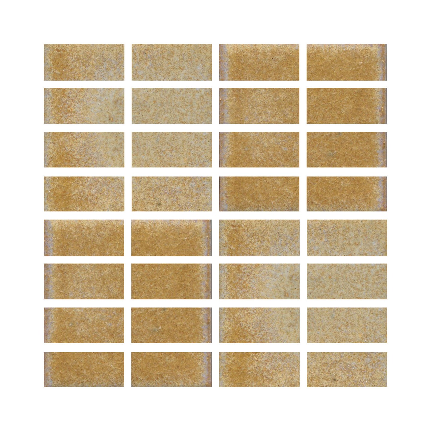 Coffee Cake glaze with iron spots a golden yellow color